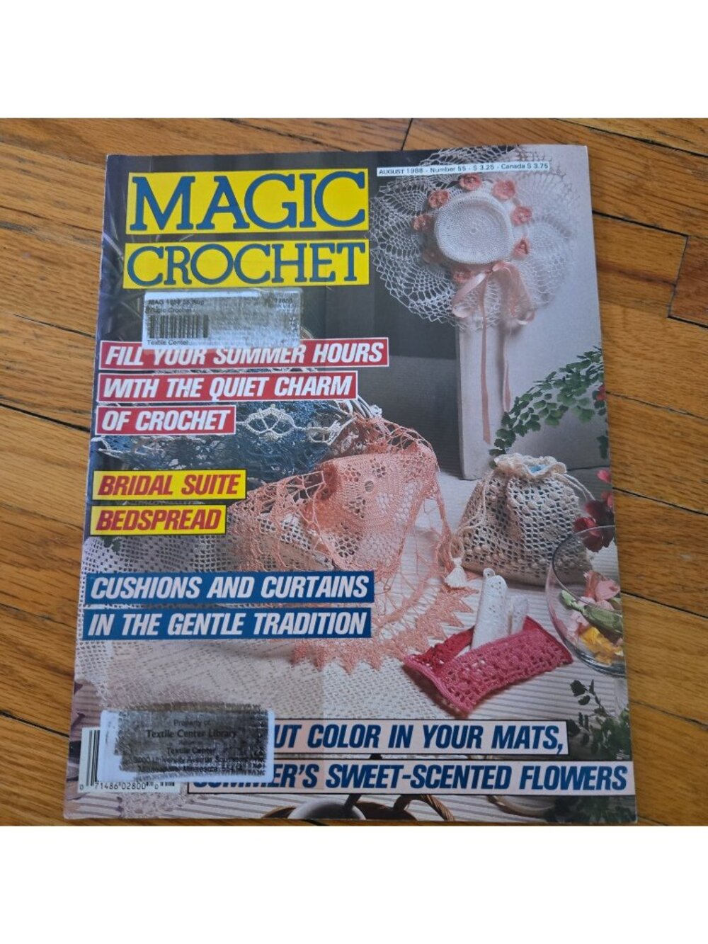 Magic Crochet Magazine - August 1988 - No 55  -Preowned, Good Cond